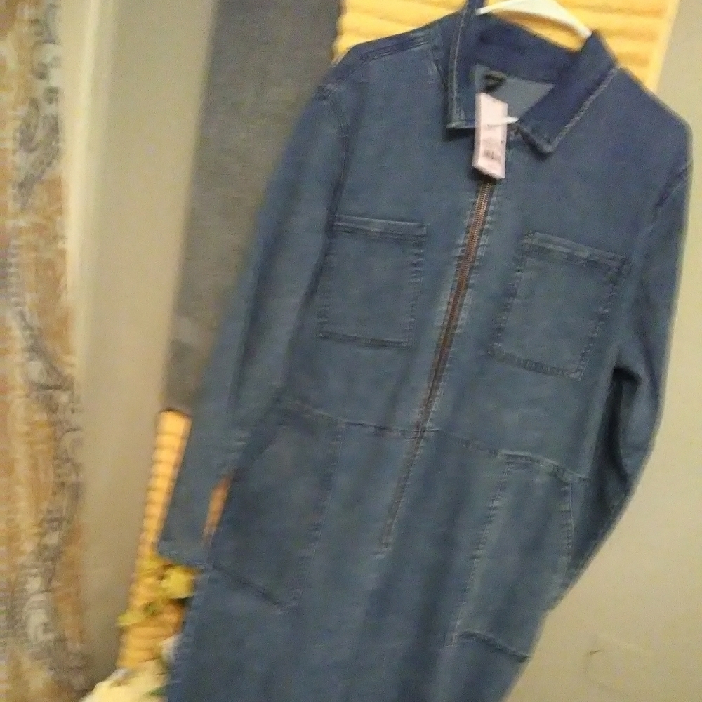Denim jumpsuit